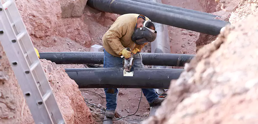 Cast Iron Sewer Pipe Replacement in Highland Park