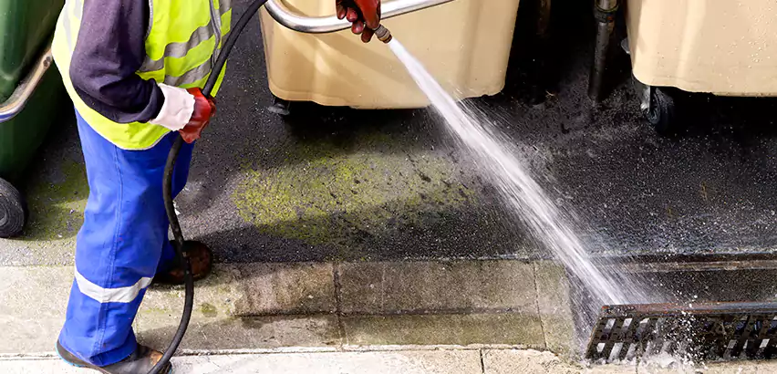 Storm Drain Jetting in Highland Park