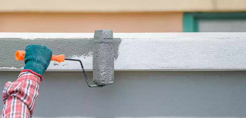 Concrete Wall Waterproofing in Highland Park