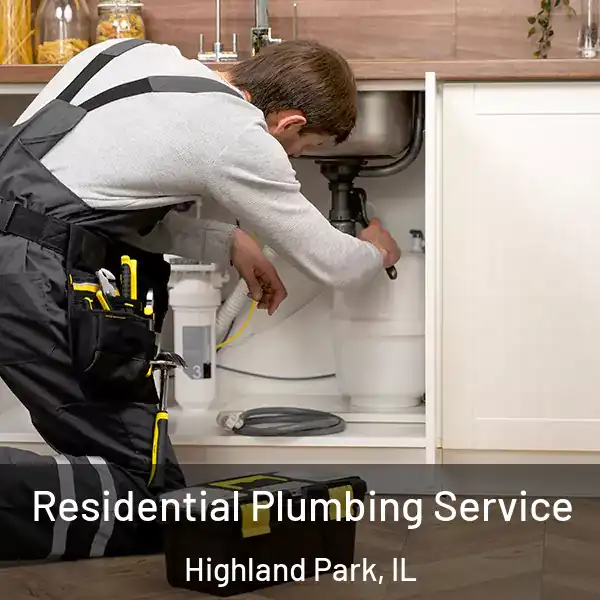  Residential Plumbing Service Highland Park, IL