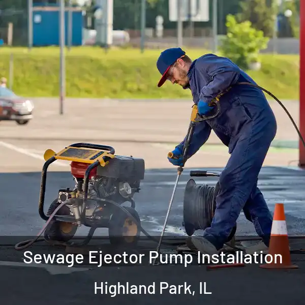  Sewage Ejector Pump Installation Highland Park, IL