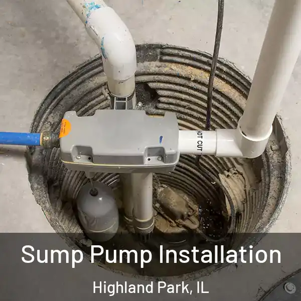  Sump Pump Installation Highland Park, IL