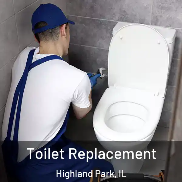  Toilet Replacement Highland Park, IL